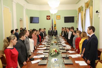 Молодёжный парламент при Рязоблдуме VI созыва провёл первое заседание